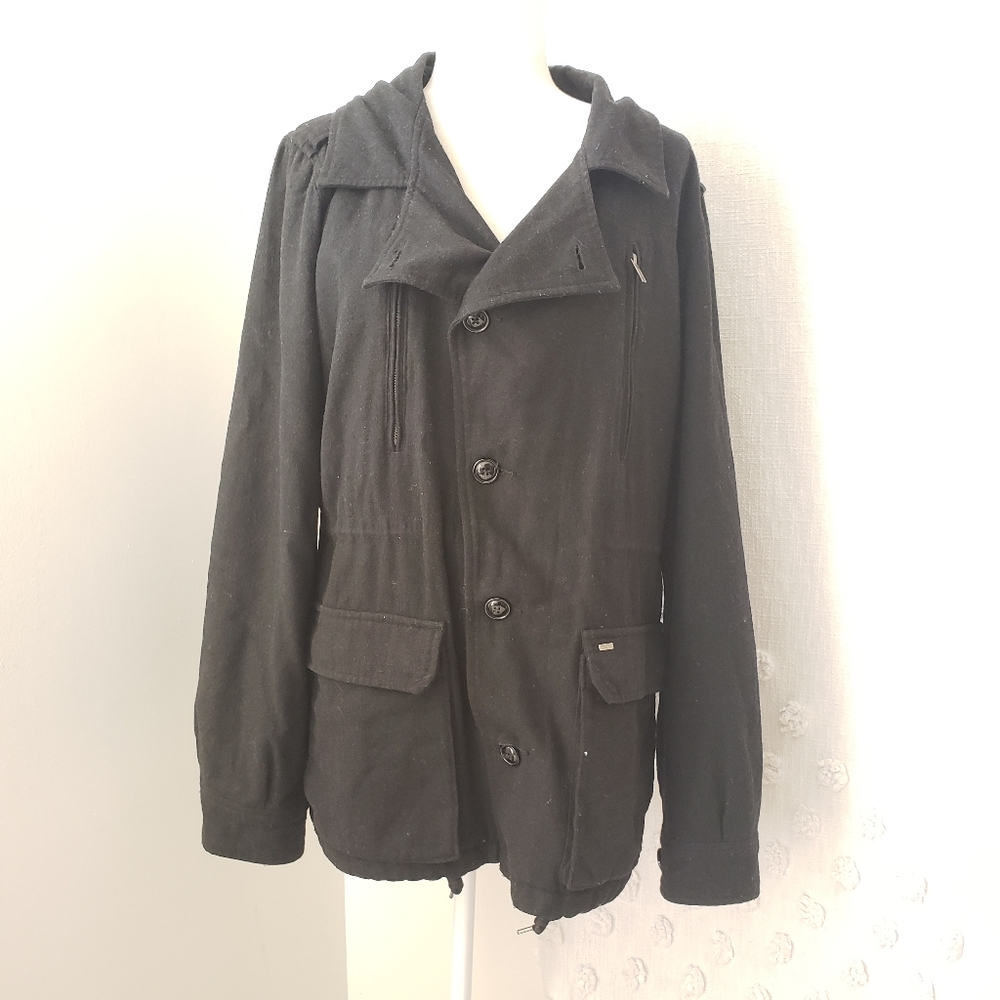Obey Black Coat Extra Large Unisex